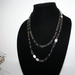 Vintagejelyfish Jewelry - Beautiful silver link necklace 44" Vintagejelyfish Jewelry - Beautiful silver link necklace 44"